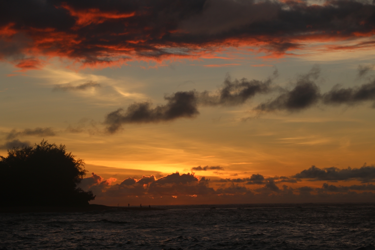 watercolor painted skies    